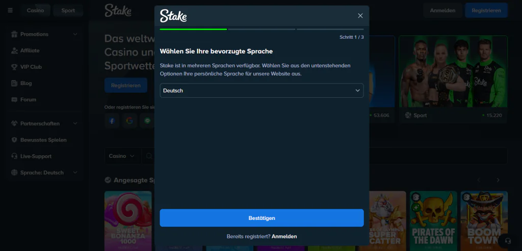 Registratiestap 2